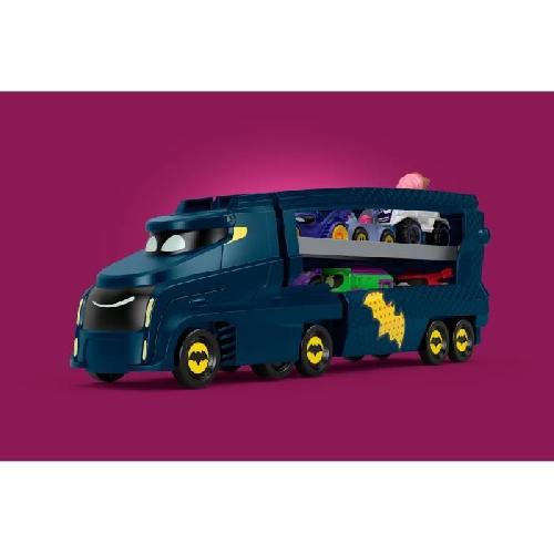 Vehicule Miniature Assemble - Engin Terrestre Miniature Assemble Fisher-Price-Batwheels DC-Bat-camion avec rampe HMX07