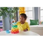 Jeu D'apprentissage Fisher-Price-Empileur d'Anneaux avec 10 pieces en bois HXT77