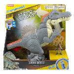 Figurine Miniature - Personnage Miniature Fisher-Price Imaginext-Jurassic World-Spinosaurus Dents Acérées-Coffret HML41