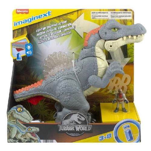 Figurine Miniature - Personnage Miniature Fisher-Price Imaginext-Jurassic World-Spinosaurus Dents Acérées-Coffret HML41