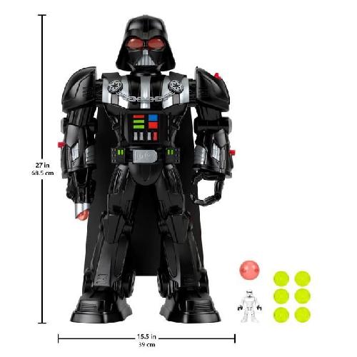 Robot Miniature - Personnage Miniature - Animal Anime Miniature Fisher-Price Imaginext-Robot Dark Vador STAR WARS de plus de 60 cm HXG51