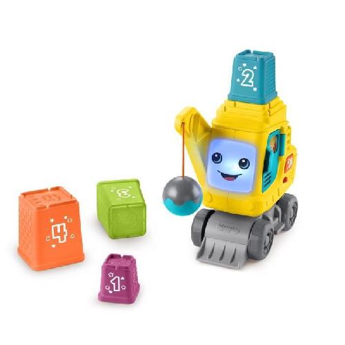 Accessoire De Jeu Multimedia Enfant Fisher-Price-La Calculo'Grue-Blocs avec effets sonores et lumineux HXF48