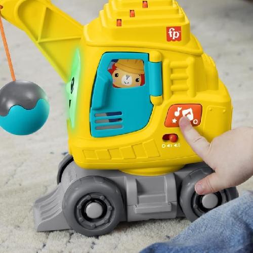 Accessoire De Jeu Multimedia Enfant Fisher-Price-La Calculo'Grue-Blocs avec effets sonores et lumineux HXF48