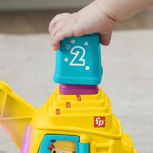 Accessoire De Jeu Multimedia Enfant Fisher-Price-La Calculo'Grue-Blocs avec effets sonores et lumineux HXF48