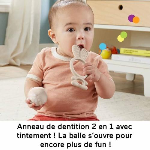 Jeu D'apprentissage Fisher-Price-Les Sens en éveil - Coffret 4 jouets sensoriels pour bébé - Fisher-Price - HRB17