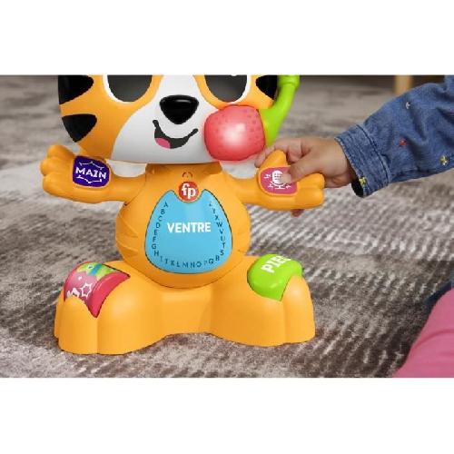 Jeu D'apprentissage Fisher-Price-Link Squad Tigre Parties du Corps-Jouet d'éveil musical HYL00