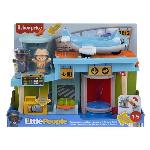 Figurine Miniature - Personnage Miniature Fisher-Price-Little People-Aventures a l'Aéroport-Coffret HTJ26