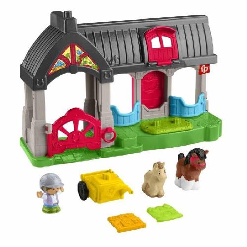 Table Activite - Jouet D'activite FISHER-PRICE Little People-L'écurie des Joyeux Chevaux avec 6 éléments - Fisher-Price - HWR84