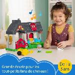 Table Activite - Jouet D'activite FISHER-PRICE Little People-L'écurie des Joyeux Chevaux avec 6 éléments - Fisher-Price - HWR84