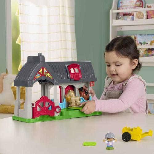 Table Activite - Jouet D'activite FISHER-PRICE Little People-L'écurie des Joyeux Chevaux avec 6 éléments - Fisher-Price - HWR84