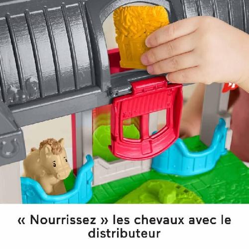 Table Activite - Jouet D'activite FISHER-PRICE Little People-L'écurie des Joyeux Chevaux avec 6 éléments - Fisher-Price - HWR84