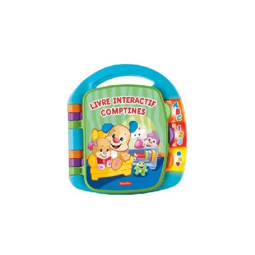 Table Activite - Jouet D'activite Fisher-Price - Livre Interactif Comptines - Livre bébé - 6 mois et + CDH39