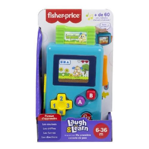 Console Educative Fisher-Price-Ma Premiere Console de Jeu-Jouet d'éveil pour bébés HXB59