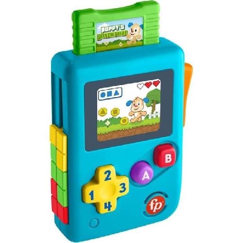 Console Educative Fisher-Price-Ma Premiere Console de Jeu-Jouet d'éveil pour bébés HXB59