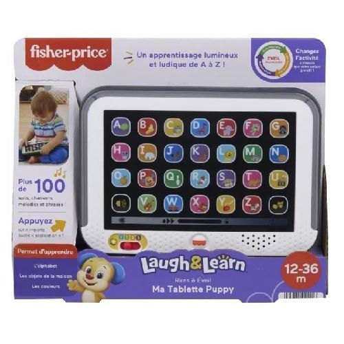 Tablette Enfant - Accessoire Tablette Fisher-Price-Ma Tablette Rires et Éveil-Tablette musicale en français HXB67