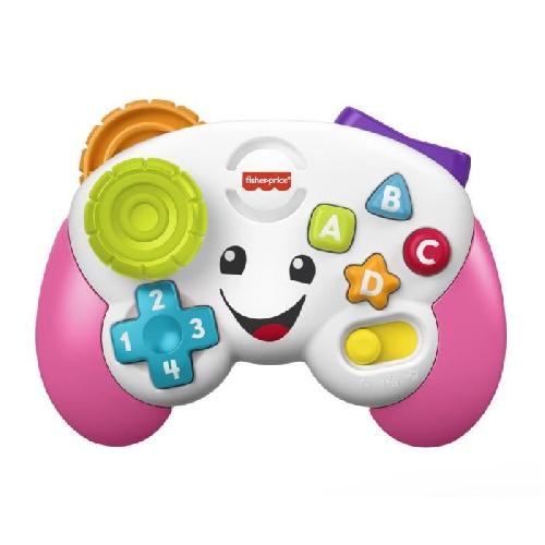 Console Educative Fisher-Price-manette de jeu et d'apprentissage Rires et Éveil HXY11