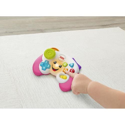 Console Educative Fisher-Price-manette de jeu et d'apprentissage Rires et Éveil HXY11