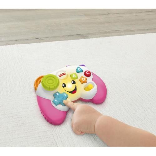 Console Educative Fisher-Price-manette de jeu et d'apprentissage Rires et Éveil HXY11