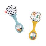 Fisher-Price-Mes Premiers Maracas-Jouet d'éveil 2 hochets des 3 mois HMF34