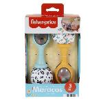 Imitation Instrument Musique Fisher-Price-Mes Premiers Maracas-Jouet d'éveil 2 hochets des 3 mois HMF34