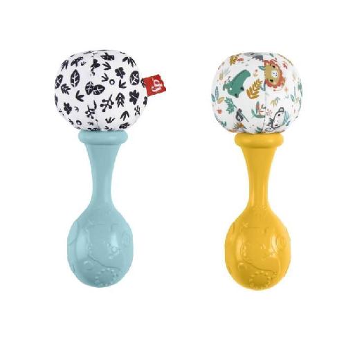 Imitation Instrument Musique Fisher-Price-Mes Premiers Maracas-Jouet d'éveil 2 hochets des 3 mois HMF34