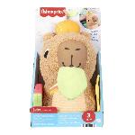 Jeu D'apprentissage Fisher-Price-Mon Capybara Câlins-Peluche Anneau De Dentition Et Hochet - Des 3 mois- HYR54