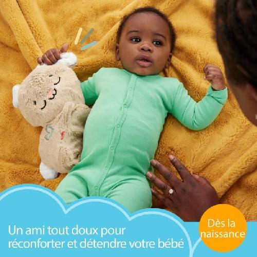 Peluche Fisher-Price-Mon Lapin Câlin - Peluche veilleuse - Jouet d'éveil - HXG97