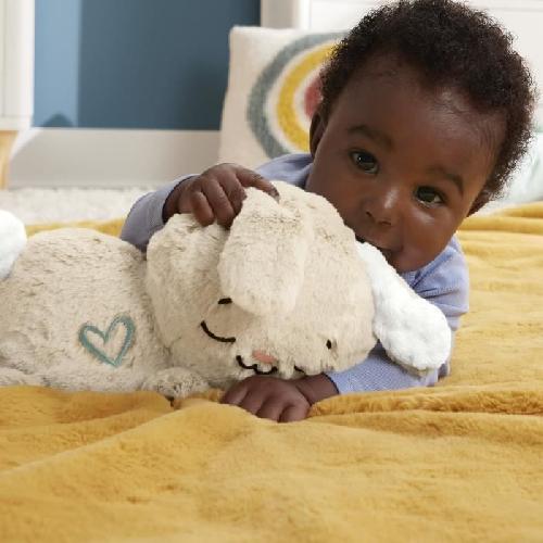 Peluche Fisher-Price-Mon Lapin Câlin - Peluche veilleuse - Jouet d'éveil - HXG97