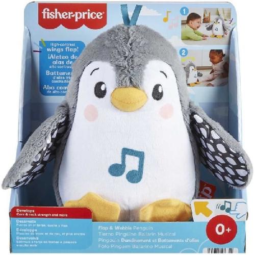 Jeu D'apprentissage Fisher-Price-Mon Pingouin d'Éveil-Peluche Musicale HNC10