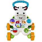 Chariot A Pousser Fisher-Price - Mon Trotteur Zebre Parlant - Trotteur bébé  - 6 mois et + DLD96