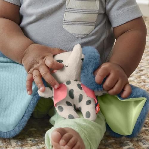 Peluche Fisher-Price-Tembo. mon Doudou Éléphant-Peluche pour nouveau-nés HKD63