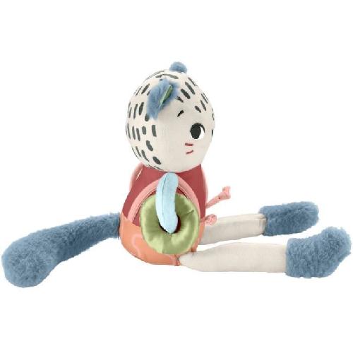 Poupon Fisher-Price-Uncia. mon Léopard des Neiges-Jouet d'éveil pour bébé HKD64