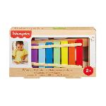 Fisher-Price-Xylophone en bois. instrument de musique avec 2 pieces HXV13