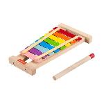 Jeu D'apprentissage Fisher-Price-Xylophone en bois. instrument de musique avec 2 pieces HXV13