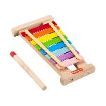 Jeu D'apprentissage Fisher-Price-Xylophone en bois. instrument de musique avec 2 pieces HXV13