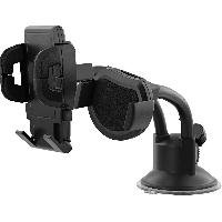 Fixation - Support Telephone Support double bras multisurfaces noir