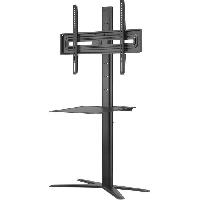 Fixation - Support Tv - Support Mural Pour Tv ONE FOR ALL - Pied TV 32-70 avec étagere Gamme Solid - Inclinable 15° & Orientable 90° - Compatible pour écrans 32-70''/81-178cm