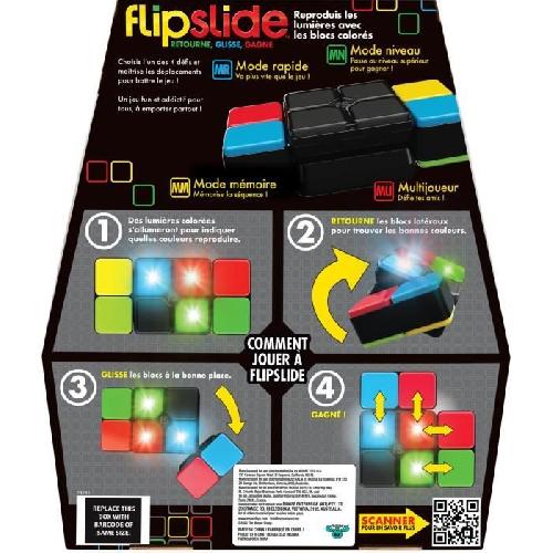 Casse-tete Flipslide - MOOSE TOYS - Jeu électronique de combinaison de lumiere. avec piles incluses