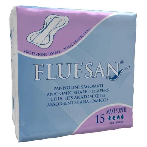 FLUFSAN Changes anatomiques maxi super pour incontinence moyenne a severe x15