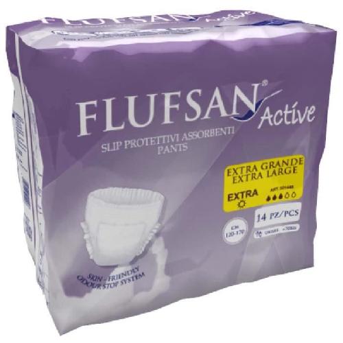 FLUFSAN Culottes absorbantes Active extra-large pour incontinence jour x14