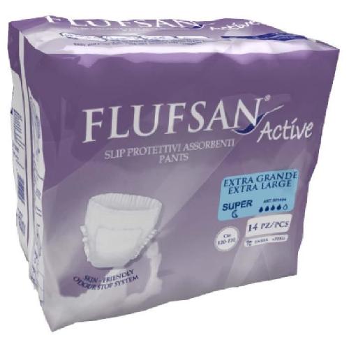 FLUFSAN Culottes absorbantes extra-large pour incontinence nuit x14