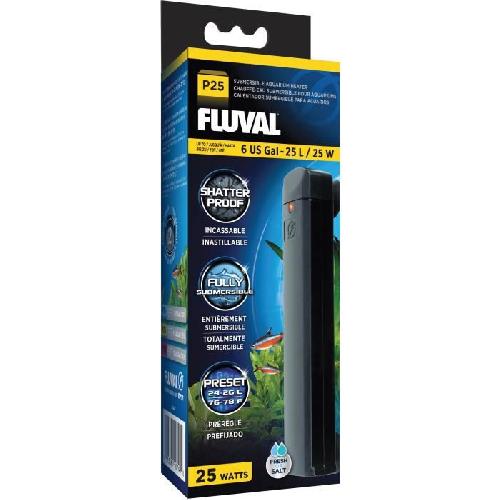 Chauffage FLUVAL Chauffe-eau FL P25 Pre-set Aquarium Heater - Pour poisson