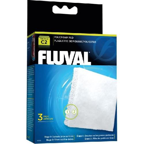 FLUVAL Plaquette mousse-polyester C2.3unite - Pour poisson