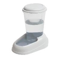 Fontaine A Eau FERPLAST Distributeur d'eau Nadir 3L en plastique - 29.2x20.2x28.8cm - Blanc - Chien et chat