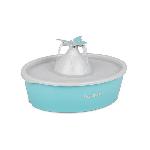 Fontaine pour animaux - PETSAFE - Drinkwell Papillon - 1.5 L - Bleu et Gris - Intérieur