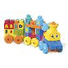 Forme A Trier - Forme A Agencer - Boite A Forme - Pyramide-gigogne Mega Bloks - Le Train de l'Alphabet - Jouet de construction - 12 mois et + FWK22