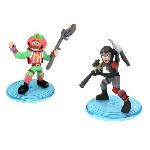 Figurine Miniature - Personnage Miniature FORTNITE Battle Royale - Pack Duo Figurines 5cm - Shadow Ops et Tomato Head