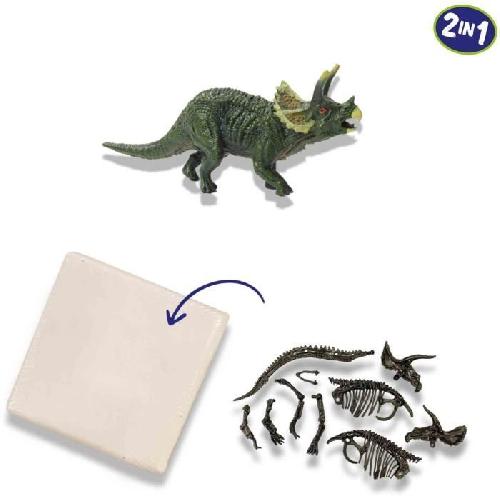 Etude Histoire - Etude Geographie - Etude Archeologie Fouille de dinosaures et de squelettes 2 en 1 - Tricératops - SES CREATIVE