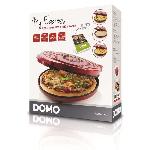 Four A Pizza Four a pizza - DOMO - My express - 1450W - Rouge - Minuterie - Température variable