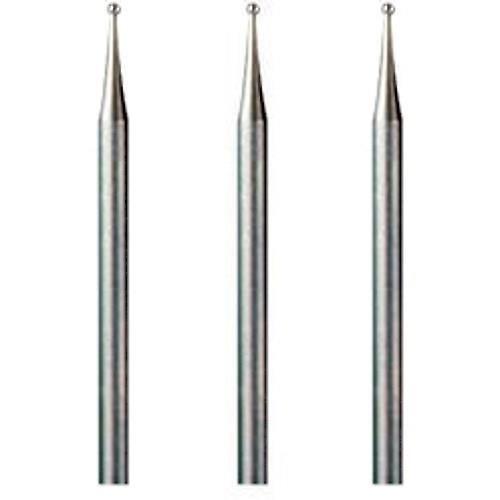 Fraises a Graver DREMEL 105 - Lot de 3 - o 0.8mm - Sculpture et Gravure de Precision